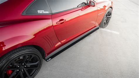 Lva 2010 2015 Chevrolet Camaro Zl1 Side Skirts Liquivinyl Aerodynamics