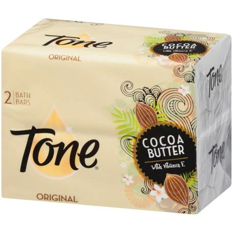Tone Bath Bars Cocoa Butter 425 Oz Bars 2 Ea