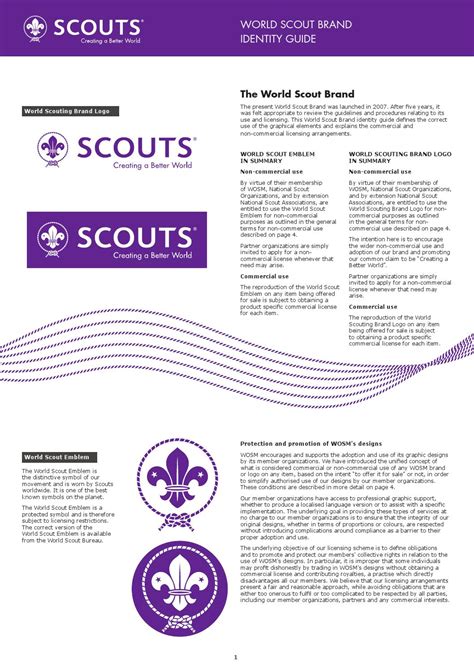 World Scout Brand Identity Guide By World Organization Of The Scout