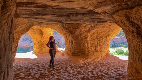 Exploring The Caves Of Kanab Sand Caves Youtube
