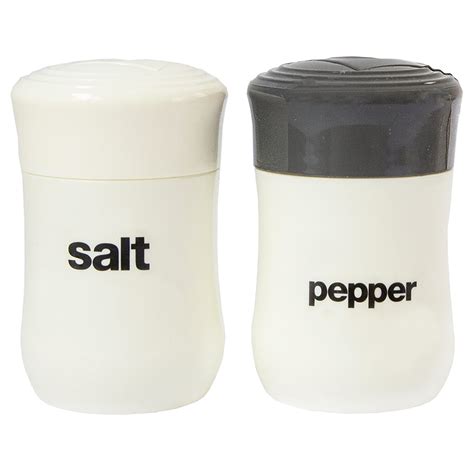 Crystalia Travel Salt And Pepper Shakers Moisture Proof Set Of 2 Bpa