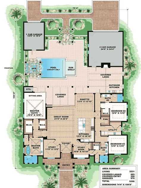 Home minecraft maps tropical cabana minecraft map. Tropical Vibe - 66336WE | Architectural Designs - House Plans