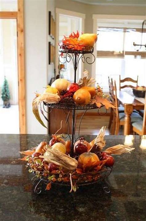 35 Beautiful Fall Theme Kitchen Island Decor Ideas Magzhouse