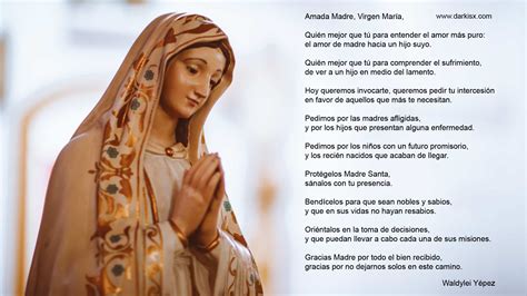 Frases Oración A La Virgen María ~ El Espacio De Waldylei