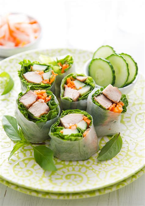 Spring rolls are one of my favorite foods. Garlic Chicken Spring Rolls | Vietnamese Fresh Spring ...