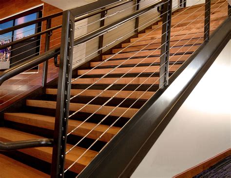 Learn about cable railing products and materials to buy or build your own railing. Tensiline Commercial Cable Railings | SC Railing Company