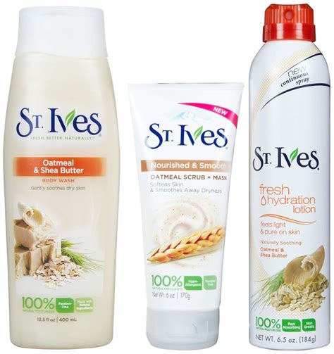 Ives scrub because it looked interesting, and i felt like i needed a good exfoliation session on my face at the time. St. Ives Body Wash, Lotion, and Scrub with Oatmeal and ...
