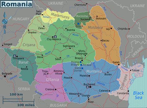 Landkarte Rumänien Touristische Karte Weltkarte com Karten und Stadtpläne der Welt