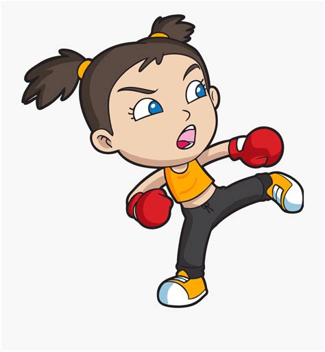 Boxing Clipart Kick Boxing Boxing Kick Boxing Transparent Free For
