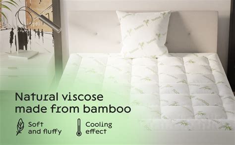 Viscose Made From Bamboo Twin Mattress Topper Thick
