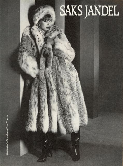 Renée Simonsen Modeling For Saks Jandel In October 1983 Edition Of