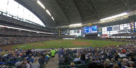 Milwaukee Brewers Stadium Seating Chart Shaded And Covered Seating At