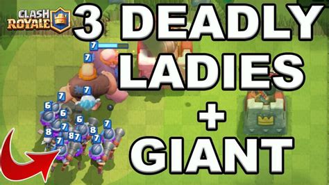 Clash Royale Three Musketeers Giant Deck Undefeated Clash Royale