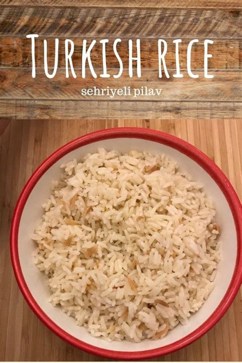 Fluffy And Flavorful Turkish Rice Recipe