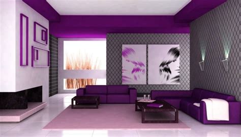 20 Beautiful Purple Living Room Ideas