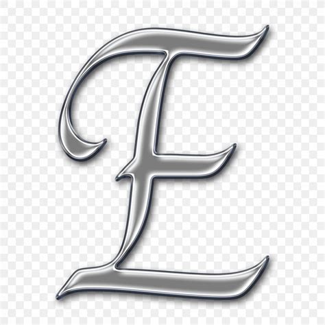 The Letter E In Calligraphy