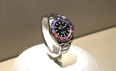 Gmt, second time zone, hour, minute, second, date. Introducing the Rolex GMT Master II in White Gold with ...