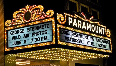 The Paramount Theater In Charlottesville Va Movie Marquee Movie