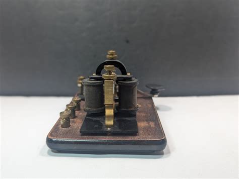 Vintage Signal Electric Telegraph Key And Sounder Learner Menominee