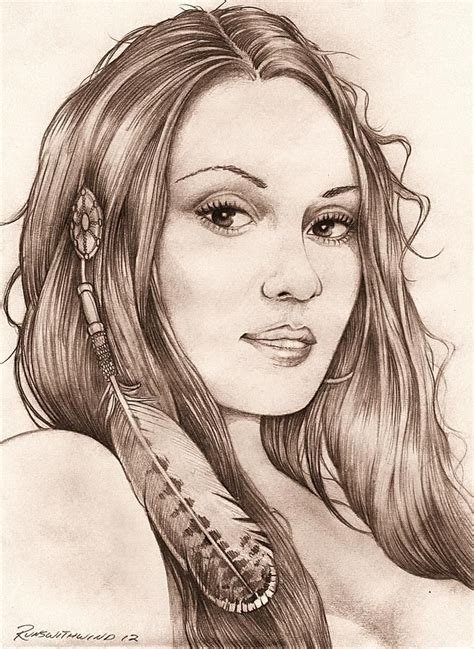 Pin By Da Wind On Cool Artwork Native American Art Woman Drawing