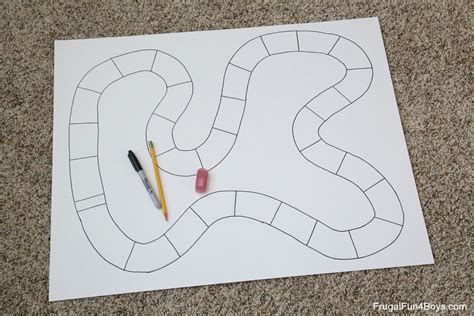 Make Your Own Car Race Board Game Frugal Fun For Boys And Girls