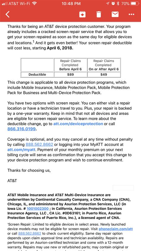 But don't get too excited, as this new service from at&t still has a lot of restrictions. Starting tomorrow AT&T is dropping the price of screen repairs from $89 to $49. Not a bad price ...