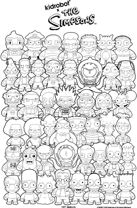 Simpsons 23833 Cartoons Free Printable Coloring Pages