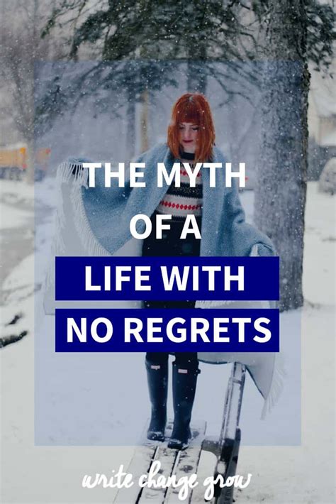 The Myth Of A Life With No Regrets