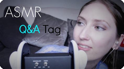 Asmr Qanda Tag Pure Ear To Ear Close Up Breathy Whispers Ramble Asmrhd