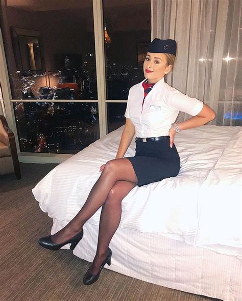 Georgieashworth Flight Attendant Fashion Sexy Flight Attendant Business Outfits Women
