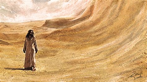Jesus In The Desert By Timwade94 On Deviantart
