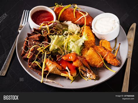 Tasty Appetizer Bar Image And Photo Free Trial Bigstock