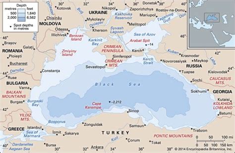 Black Sea Location Map Countries And Facts