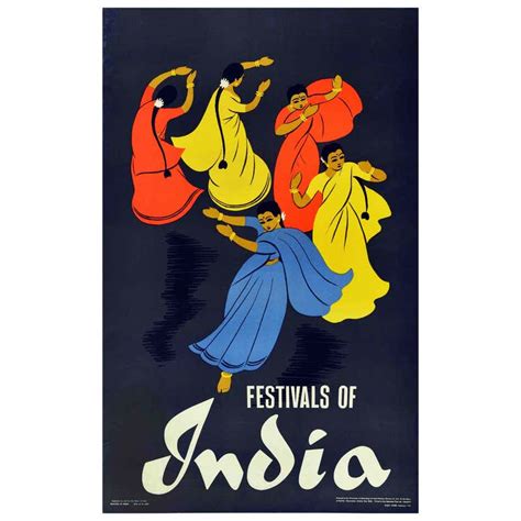 Original Vintage Poster Ceylon Land Of Song And Dance Sri Lanka Asia