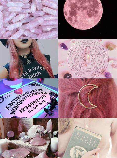 Pastelog Soft Pink Magical Witch Mood Board Pastel Pink Aesthetic Witch