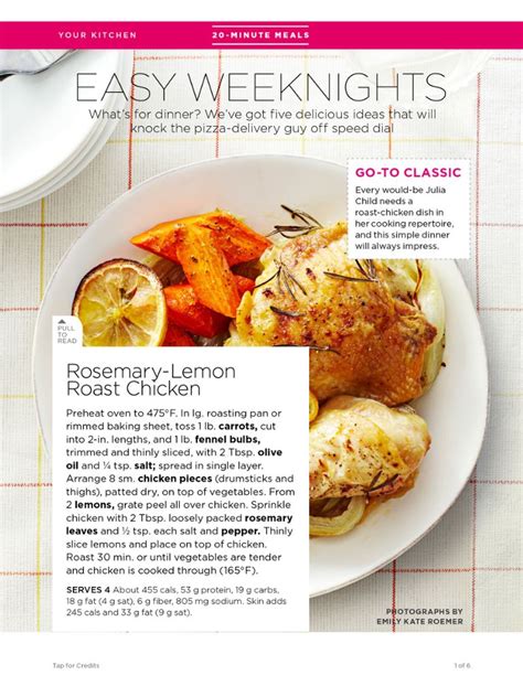 Beat in thyme and 2. Rosemary Lemon Roast Chicken Good Housekeeping Mag | Lemon ...