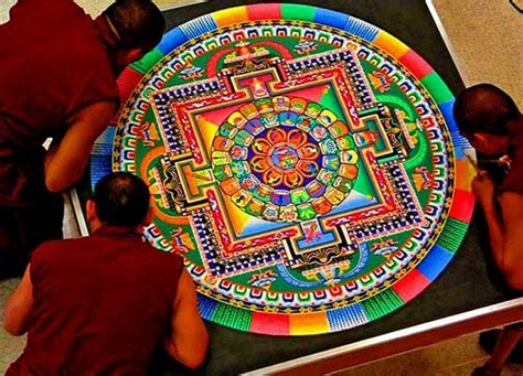 Mándala Tibetan Sand Mandala Mandala Meditation Tibetan Art