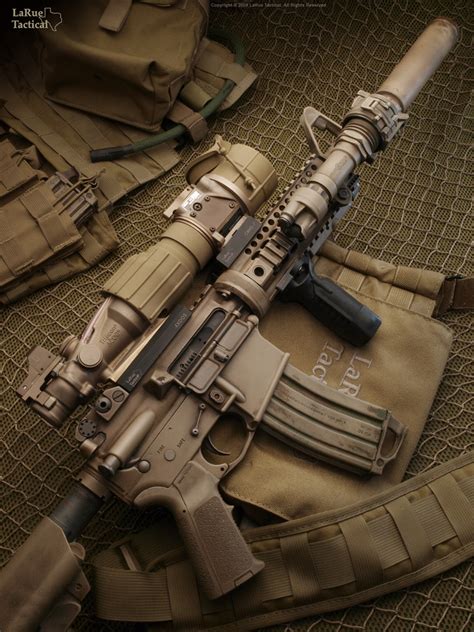 Minute Of Arc Colt M4 Carbine Sopmod Style Desert Camo With