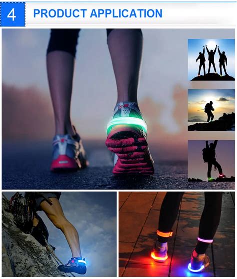 Luminous Shoe Clip Lights Led Flash Shoe Clip Outdoor Sports Warning