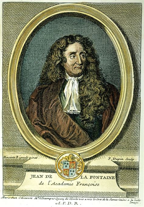 Posterazzi Jean De La Fontaine N1621 1695 French Colored Engraving