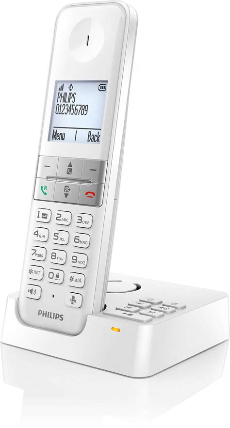 Cordless Phone With Answering Machine D4751w01 Philips