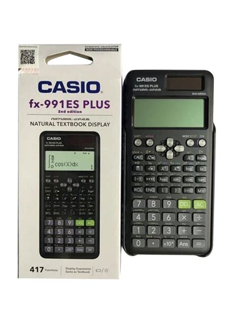 Casio Fx Es Plus Nd Edition Scientific Calculator Black