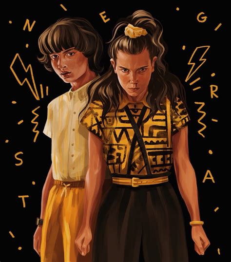 Stranger Things Mike And Eleven By Imaginepolli Season 3 Finn