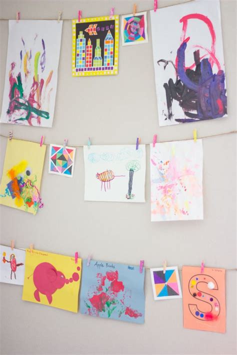 Creative Ways To Store And Display Kids Art Kids Activities Blog