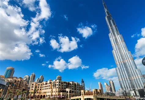 The Worlds Tallest Skyscraper Burj Khalifa With An Observatory