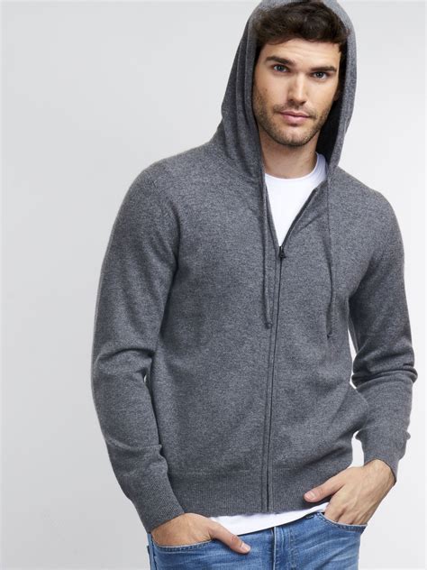 Mens Cashmere Hoodie