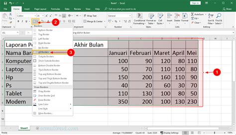 Cara Menggunakan Tabel Excel untuk Validasi Data