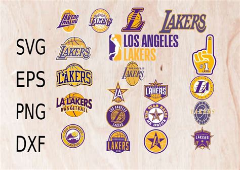 Los Angeles Lakers Svg Eps Dxf Png Digital Download 20 File Etsy