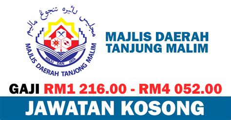 Tanjung malim , dönüşümlü olarak tanjong malim (çince: JAWATAN KOSONG TERBARU DI MAJLIS DAERAH TANJUNG MALIM MDTM ...