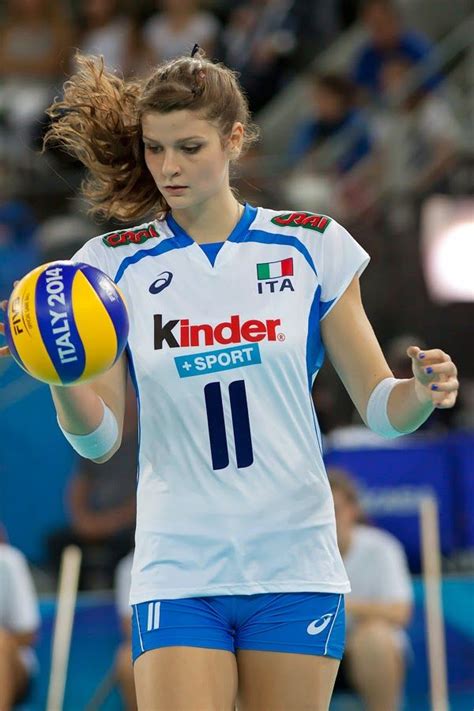 Cristina Chirichella Italian Volleyball Player Indoor Volleyball